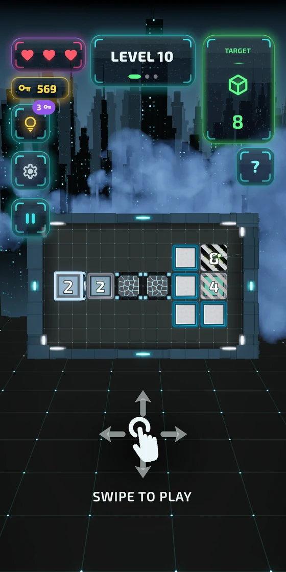 Level 10: the first board with fragile floor tiles